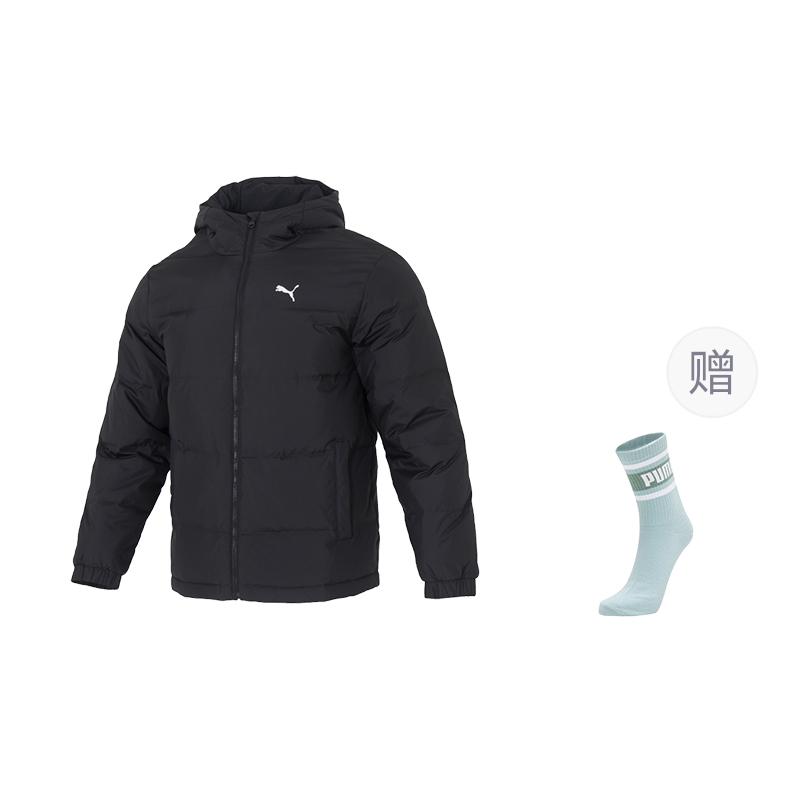 Puma Down Jackets Unisex Hooded Moderate Puffer Jacket 692811-01