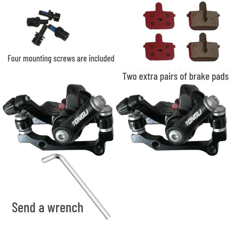Set Asamblare Frână Bicicletă Electrică Pliabilă cu Frâne pe Disc - Față și Spate Potrivire Universală