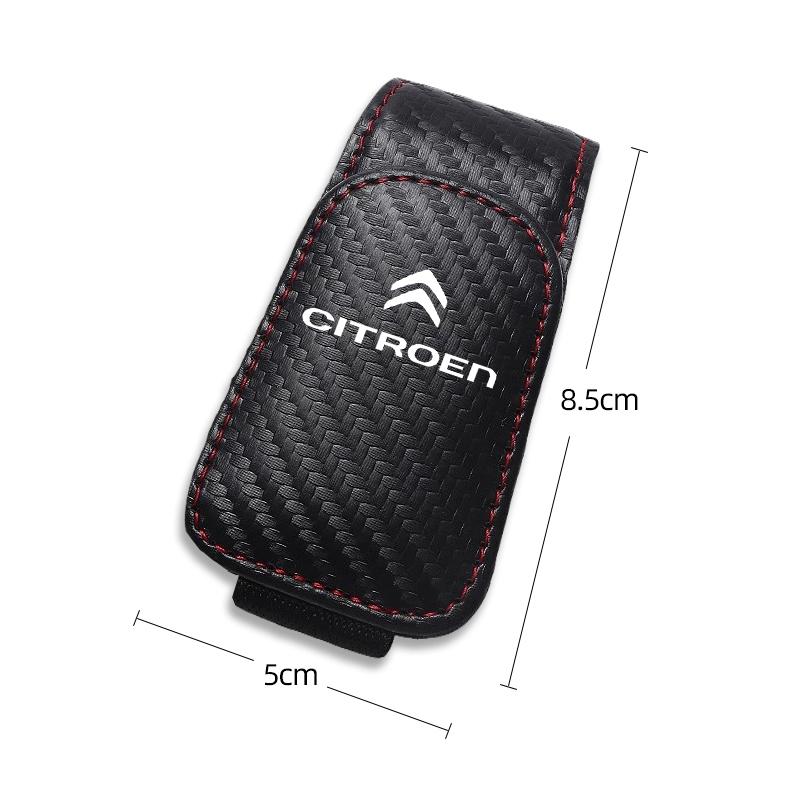 Car Glasses Clip Sun Visor Sunglasses Ticket Card Holder For Citroen C5X e-C4 X e-C3 C4 C3 C5 C-Elysee C-Crosser Berlingo C1 C6