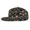 Scary Skull Gothic Skeleton Print Baseball Cap Funny Flat Brimmed Hat 3D Printed Snapback Flat Bill Hip Hop Hat for Men Women
