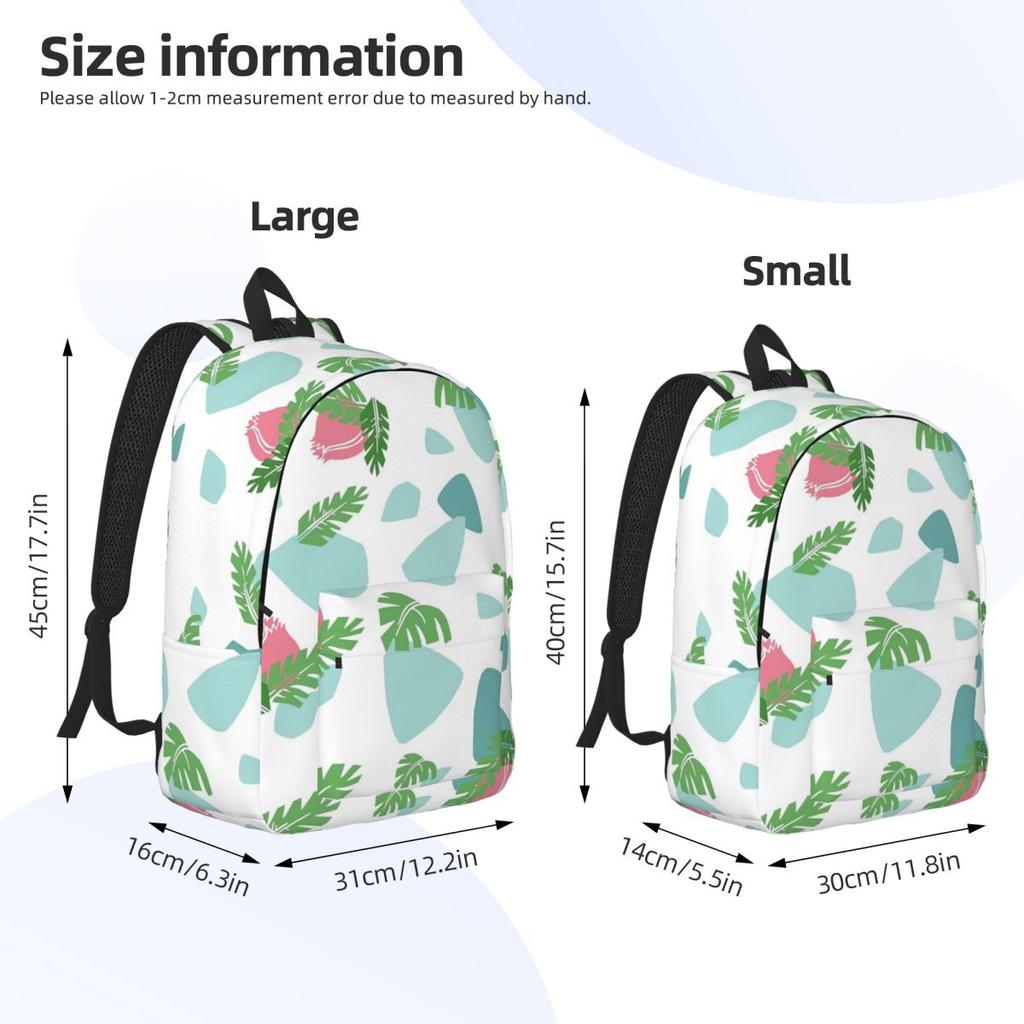 Ivysaur Pattern Backpack Hot Sale Daypack Large Capacity Children BookBag School Bag Shoulder Bags for Men Women
