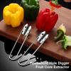 Kitchen Gadget for Fruit & Veggie Preps Stable Stainless Steel Fruit Seed Corer Vegetable Remover for Outdoor Activities