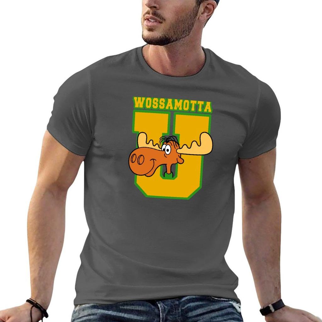 Wossamotta U Tshirt All Match Print Short Sleeve Top