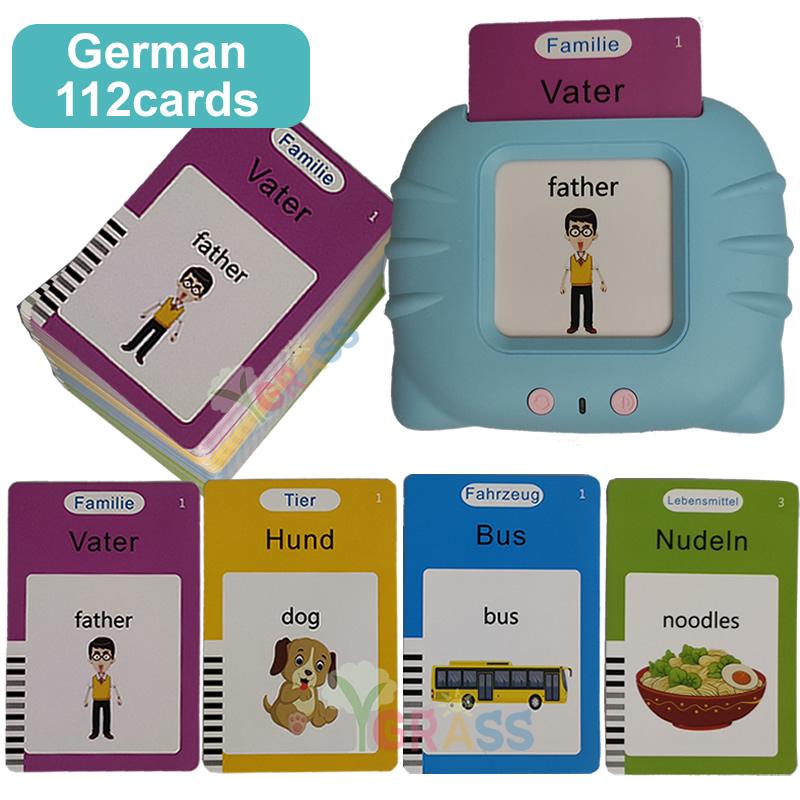 

Educational Learning Talking Flash Cards for Kids, Audio Book, Gift, English Language, Russian, Spanish, French