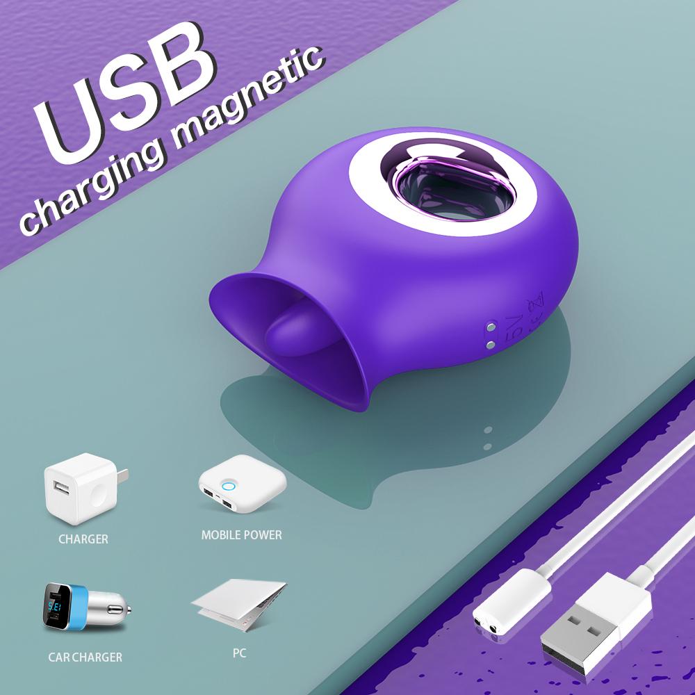 Klitoris Zungenlecken Vibrator 9 Geschwindigkeiten Brustwarzen Klitoris Sexspielzeug für Frauen Blowjob G-Punkt Orgasmus Stimulator Weibliches Masturbationsspielzeug