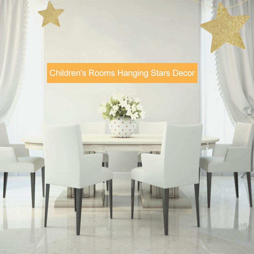 

Hanging Stars Decoration for Weddings Parties Children s Rooms Mosquito Nets Wall Window Gold