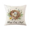 Easter Pillow Print Pillowcase Cartoon Rabbit Print Square Pillowcase Sofa Cushion Pillow
