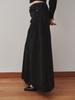 Peullijeupeulojegteu Maxi Denim Skirt, Black