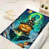 1Pc Halloween Night Castle Rug, Office Carpet Indoor Outdoor Doormat, Non-Slip, Comfortable, Living, Christmas Halloween,  Xmas Gift G117