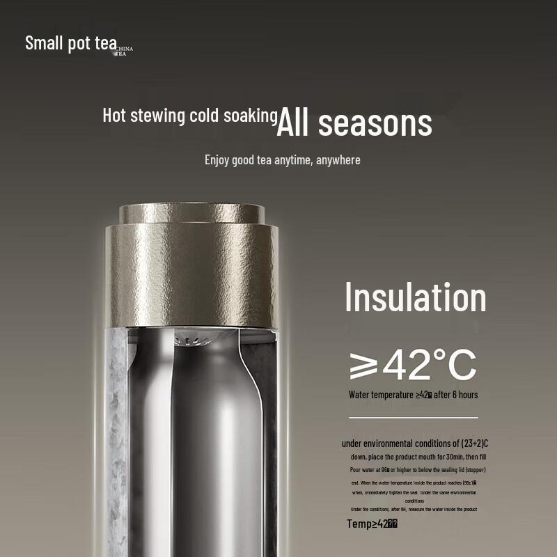 Portable Titanium Tea Infuser Thermos