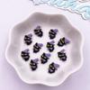 50pcs Resin Mini Colorful Cartoon Skull Bat Pumpkin Cat Flatback Rhinestone Nail Art Halloween Decor DIY Scrapbook Charms Crafts