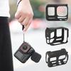 For Insta360 Ace Pro 2 Body Silicone Case Sleeve Lens Cap Shockproof Silicone Case Anti-Scratch Protective Cover Cage Drop-proof