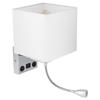 Fabric Lampshade LED Wall Light AC 85-265V Wall Sconce Modern Wall Light  Office