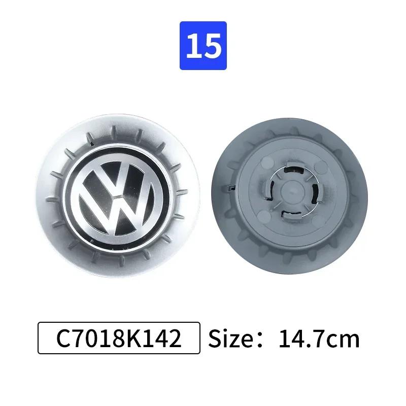 4 st 3BD601149B C8052K150 C1007K148 XW0609-15 C7072K143 C5067K144 Bil Logo Fälgkåpa Navkåpor Emblem för Volkswagen VW