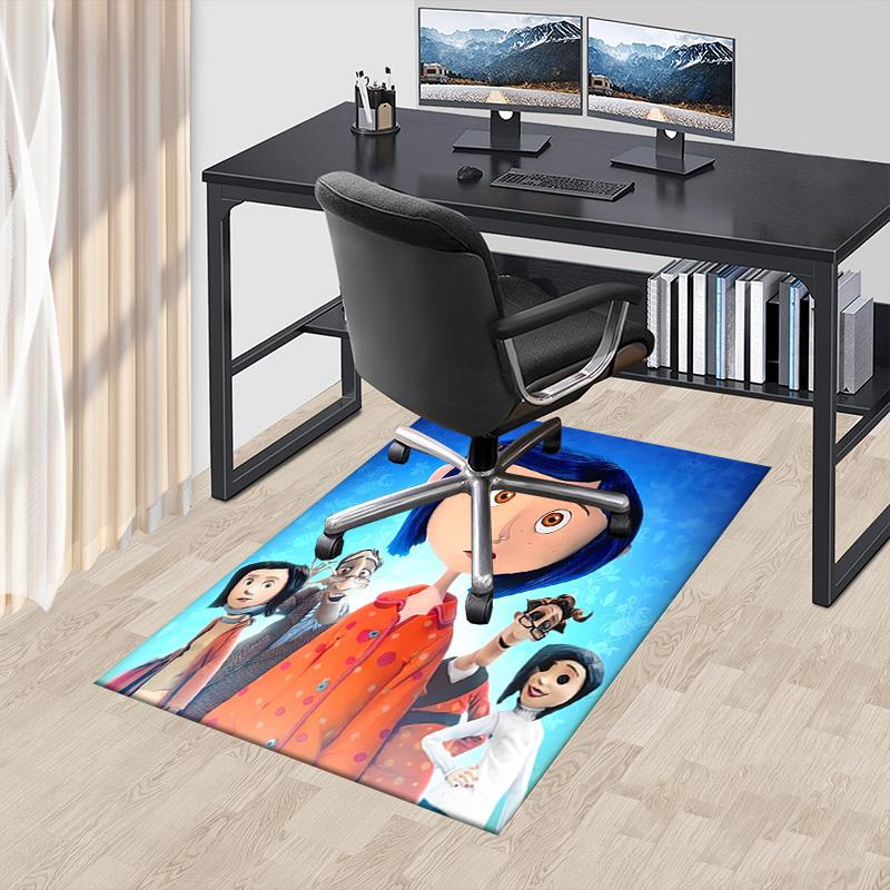Girl'S Journey Carpet For Playroom Bedroom Living Room Sofa Home Decorkids Game Area Rug Nonslip Floor Mat