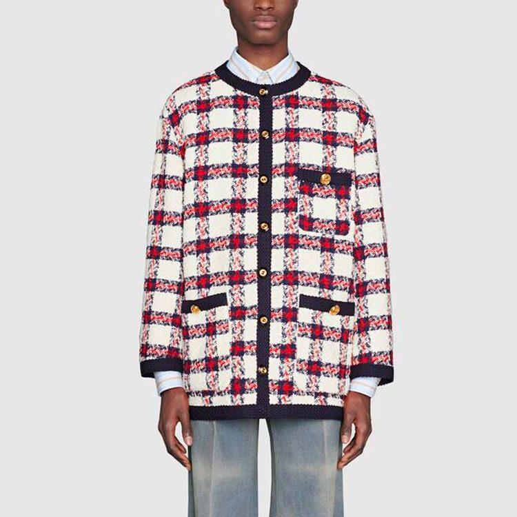 GUCCI Pre Owned 2010s Gg Button Jacket 660820-ZAGLK-9098
