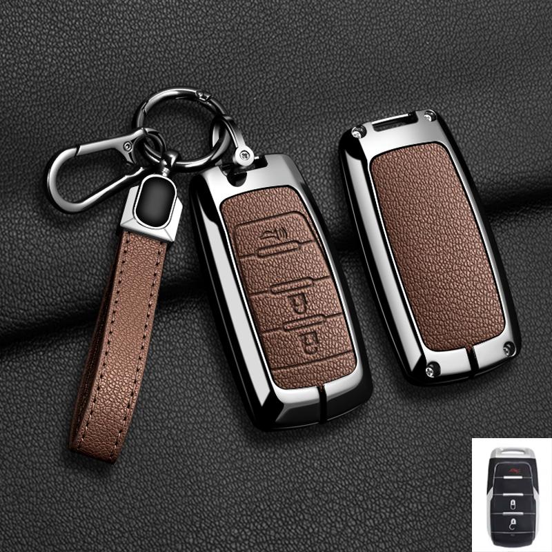Pokrowiec Etui Uchwyt Ochronny ze Stopu Cynku na Inteligentny Kluczyk Samochodowy Do Dodge Ram 1500 Rebel 5500 2500 3500 Akcesoria Samochodowe