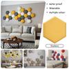 3D Nordic Kids Room Loft Hexagonal Headboard Soft Bag Wall Sticker Tatami Bed Headboard Self-adhesive Wall Background Wall Decal