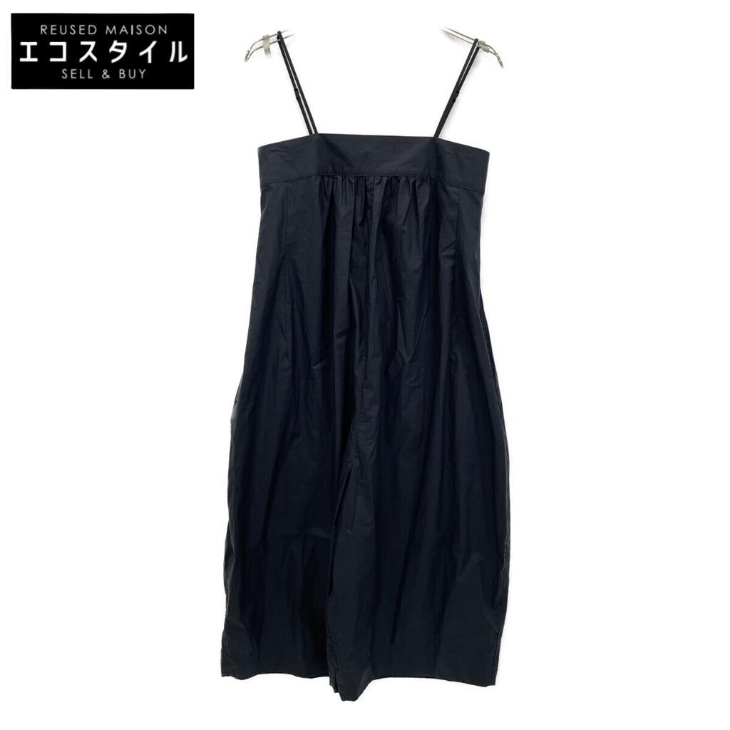 TENNE HANDCRAFTED MODERN Navy Shirred All-in-One Overall All-in-one FREE NavyUsed