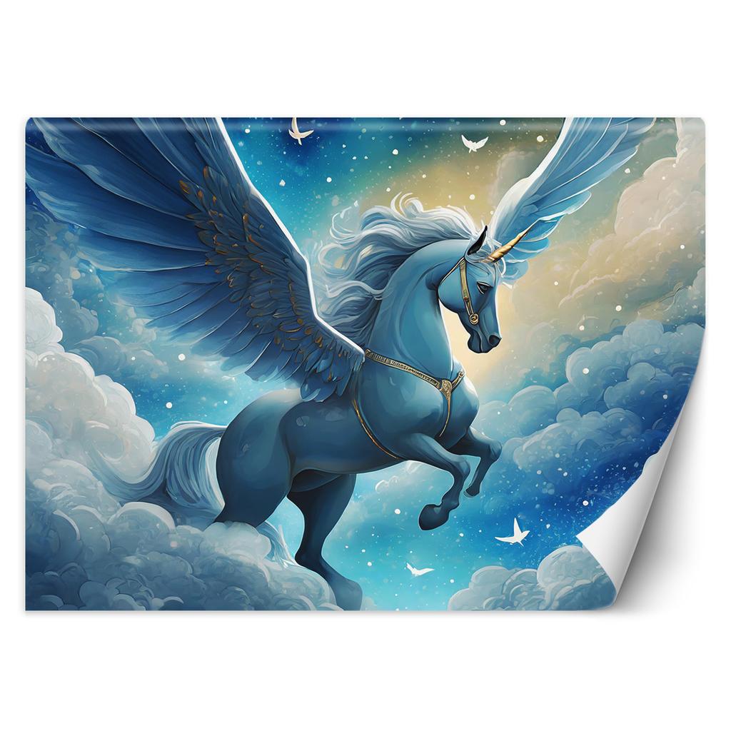 Wallpaper Blue Unicorn