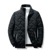 Men S Short Stand Collar Casual Cotton Jacket For Winter