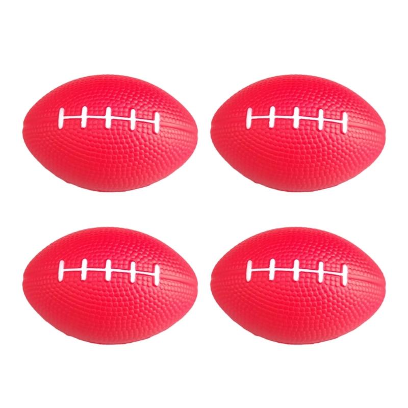 Bright Colored Football Hand Grip Ball High Elasticities Ball for Stress Relief Hand Training and Children Playtimes