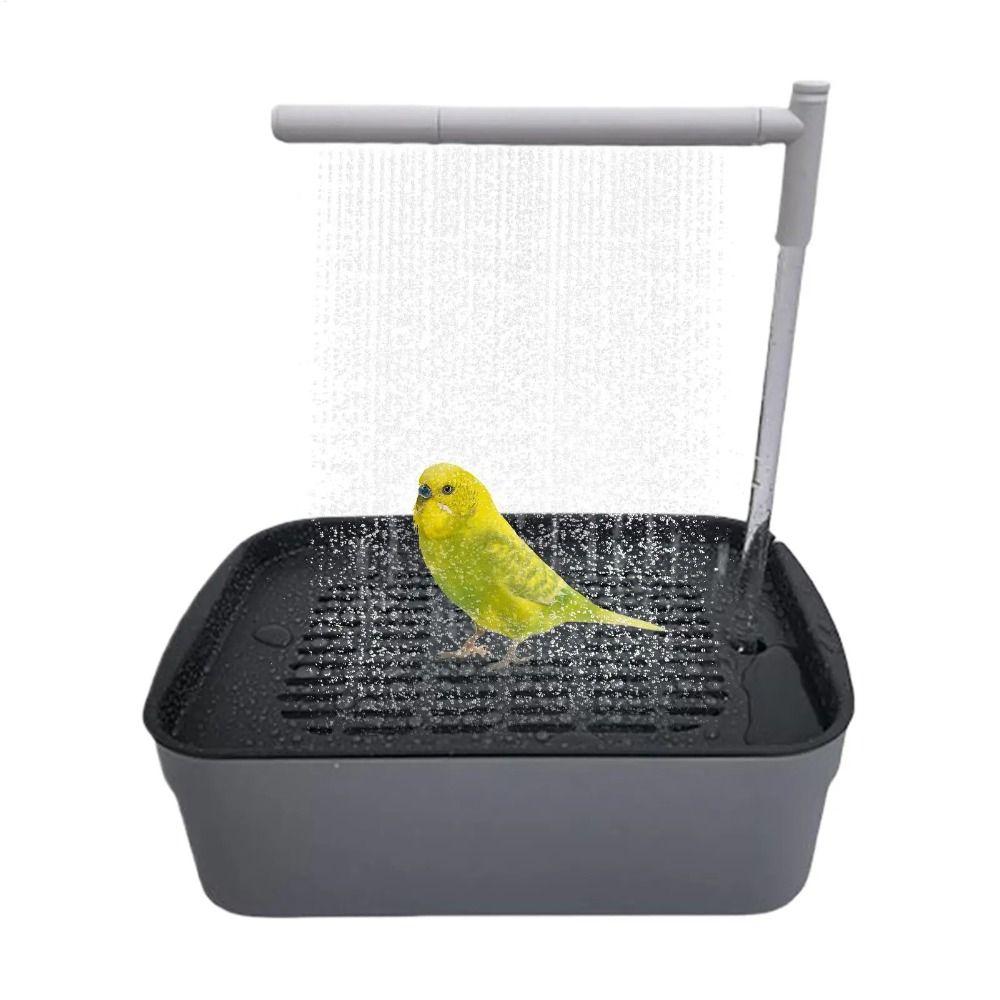 Water Circulation System Automatic Bird Bath USB Electric Circulating Water Bathtub  for Lovebird