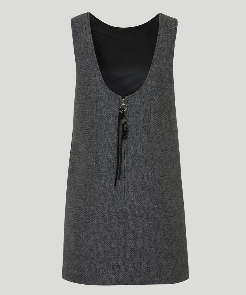 Supaeg Two-Way Beaded Mini Dress _ Black, Gray