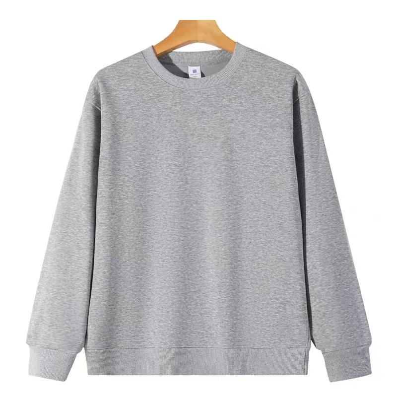 Dámská mikina s kulatým výstřihem s bavlněným potiskem pro muže a ženy na podzim/zimu Bez kapuce Svetr Ležérní Pohodlný Top