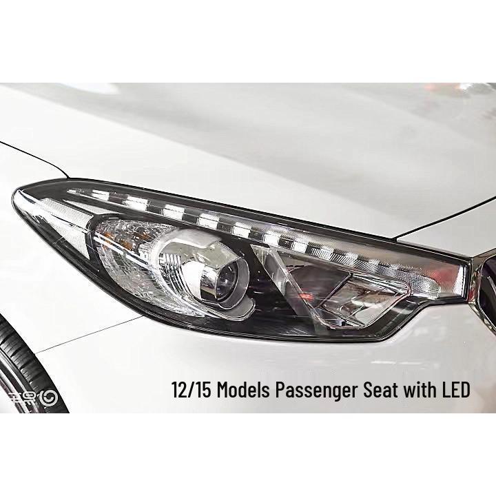 Compatible with Kia K3 Headlight Assembly 2012/2016/2019 Models, Front Lighting, New/Old Models, LED Fog Tail Lights, Grille.