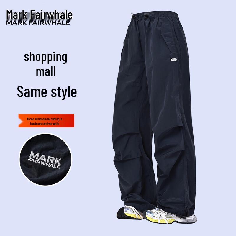 MARK FAIRWHALE Unisex Casual Straight-Leg Pants