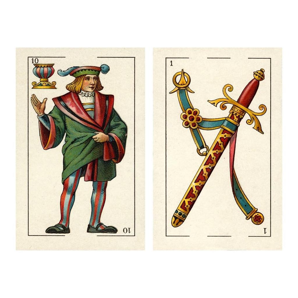 Kancharo Tarot Cards 40 Pieces Tarot Fortune Telling Game of Fortune Japanese Tarot Cards Basic Instructions Pouch Included [A Cards] & (Genuine