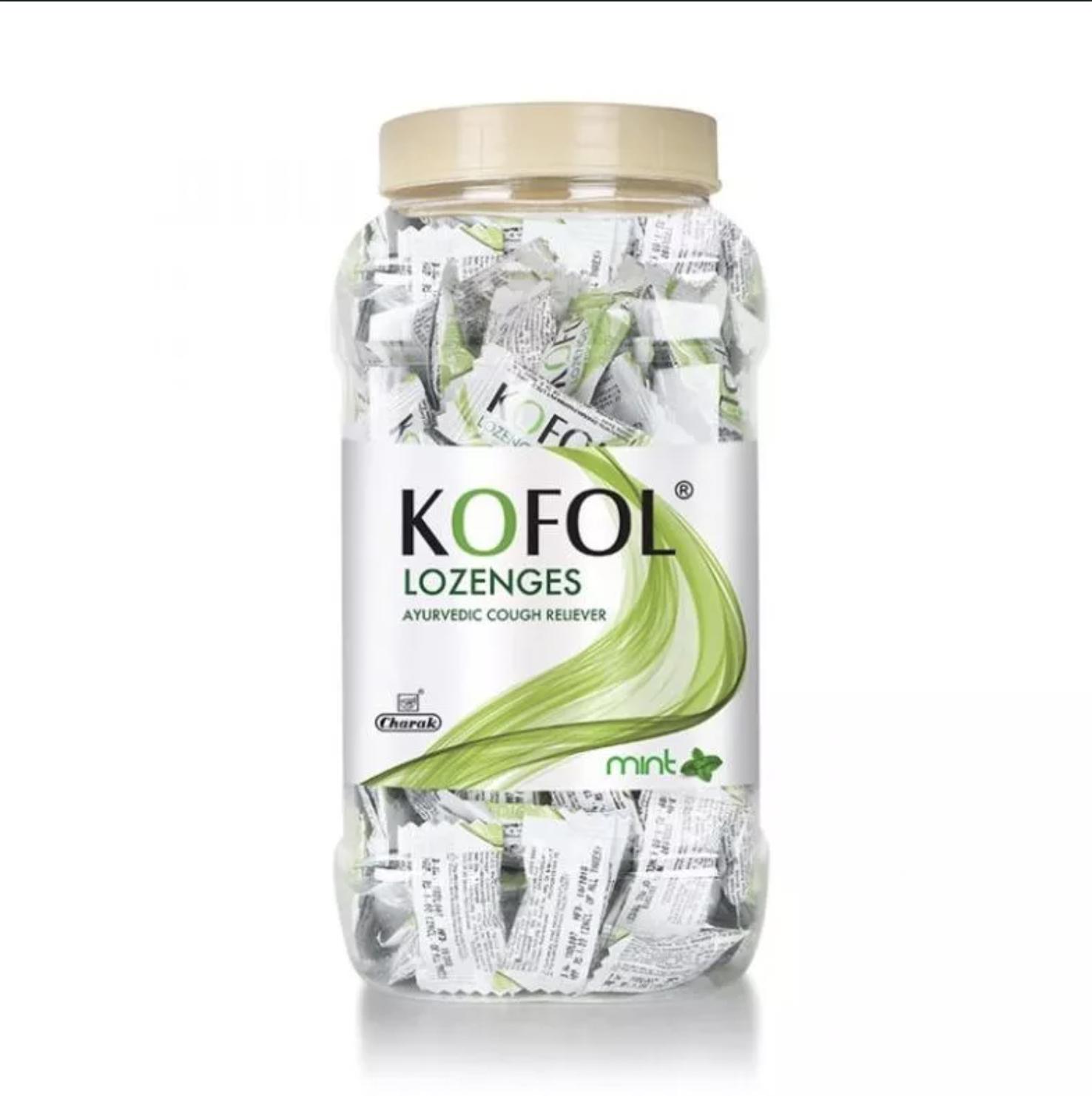 

Кофол (100 шт), Kofol Lozenges Jar (Mint), Charak