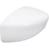 Side Mirror Cover Exterior Rearview Wing Mirror Housing Cap Unpainted White Replacement for Sentra 2012-2019 (without Turning Light Version) Right