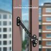 5 Levels Adjustable Inner Window Limiter,With Key,Children Safety Locks,Windows Sash Lock,Latch Position Stopper,Windproof Fixer