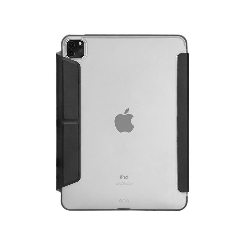 Clear Bumper Case IPad 11 Inch / Air 8 Tri-fold Stand Microfiber Lining