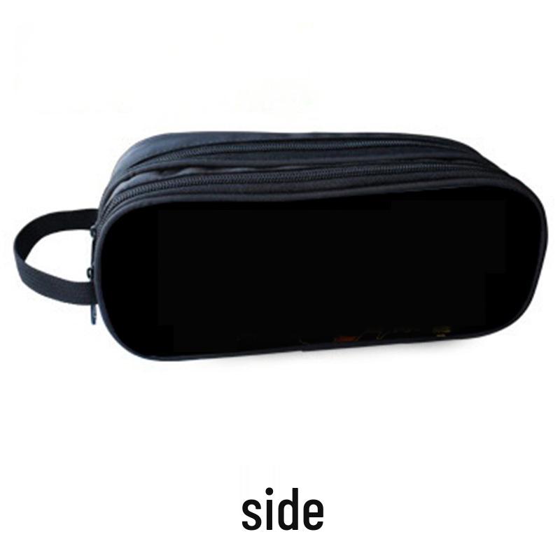 Double-Layer Student Pencil Case with Various Printed Patterns - Large Capacity