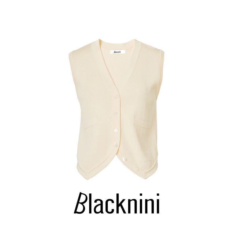 Blacknini Yin WAF/BC Vest Japan Triacetic Acid Elasticity Knitting Vest Cardigan (Three Colors)