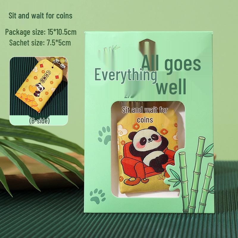 Chinese Dragon Boat Festival Lucky Charm Embroidered Sachet Pendant