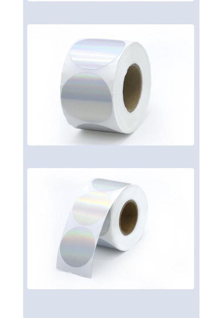 Silver Thermal Adhesive Printable Food Label