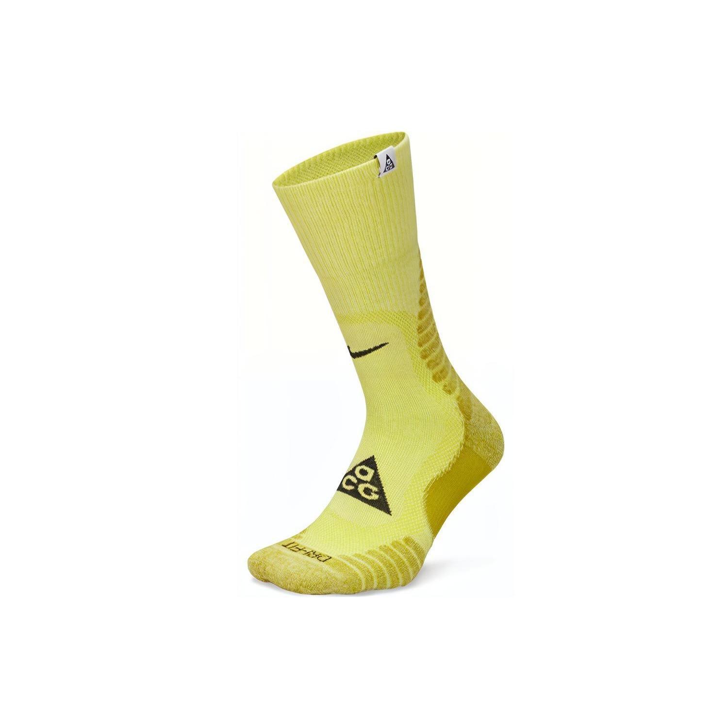 Nike ACG Outdoor Crew Socks  Yellow Green  Men s DV5465-700 M