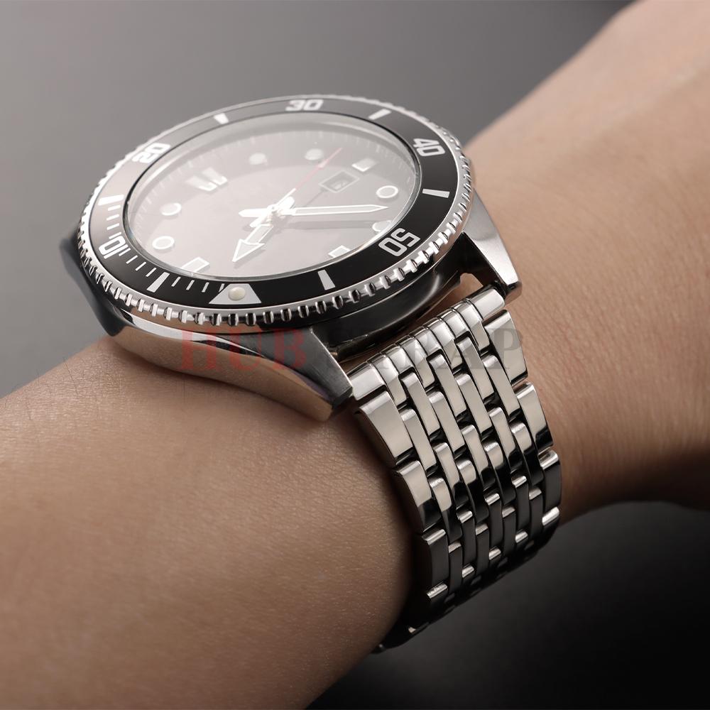 18mm 20mm 22mm Ανοξείδωτος Λουράκι Ρολογιού Καθολικό Λουράκι Αναδιπλούμενη Ασφαλής Κλείστρα για Ανδρικό Βραχιόλι Λουράκι Ρολογιού Αξεσουάρ