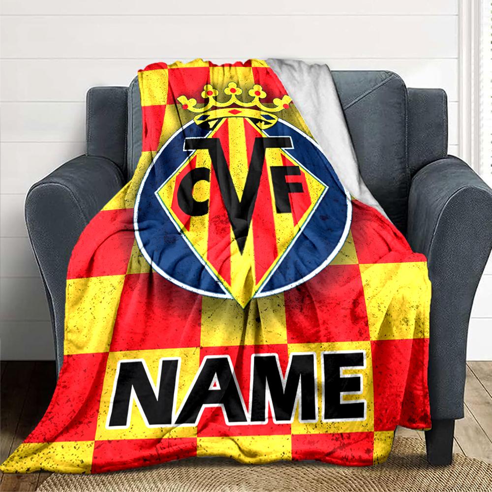 Custom Name Argentina Football Crest Blanket for Couch & Bed, Plush Cozy Fuzzy Blanket Super Soft & Warm Blankets for Fall and Winter. 0908222