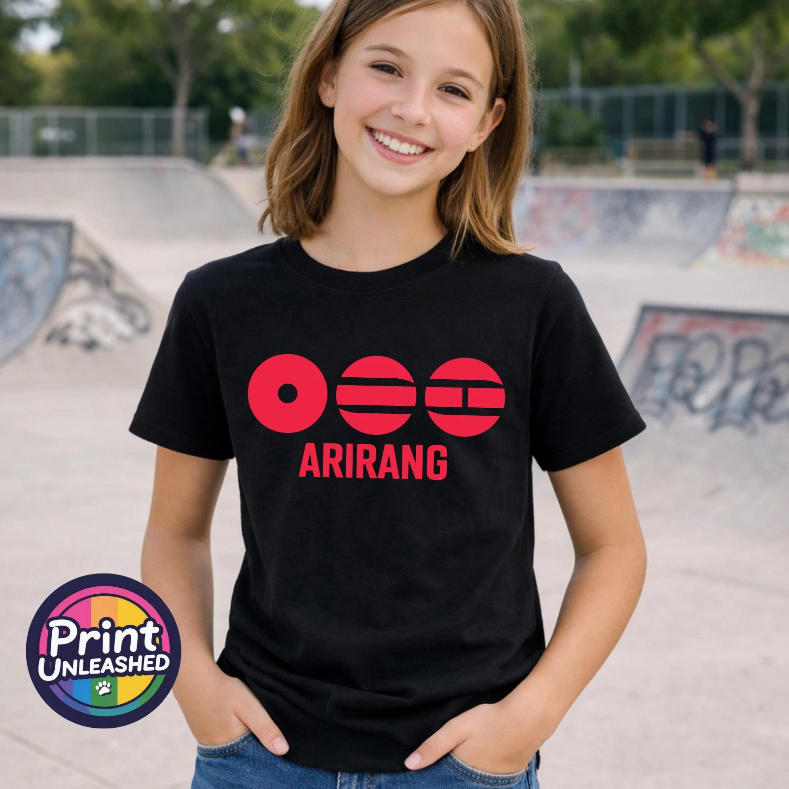 BTS Arirang T-Shirt Age 5-18 KPOP Band Graphic Tee BTS Tour Album 2026 Kids Teen M