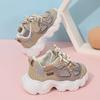 Children's Athletic Shoes Boys Girls Mesh Breathable Dad Sneakers Soft Sole Casual Footwear for Outdoor and Indoor Activities