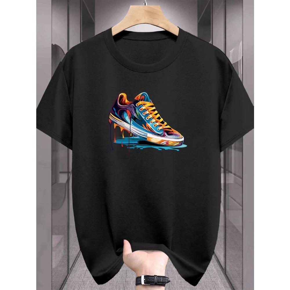 Unisex Fashion English Print T Shirts Soft Comfort Cotton Short Sleeve Casual Tops Summer Daily Wear Loose Oversize Male Tees