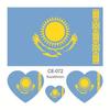 World Cup 2026 National Flag Waterproof Tattoo Stickers for Sports