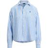 Polo Striped Linen Long Sleeve Button Down Shirt Women Shirts 211935130-500