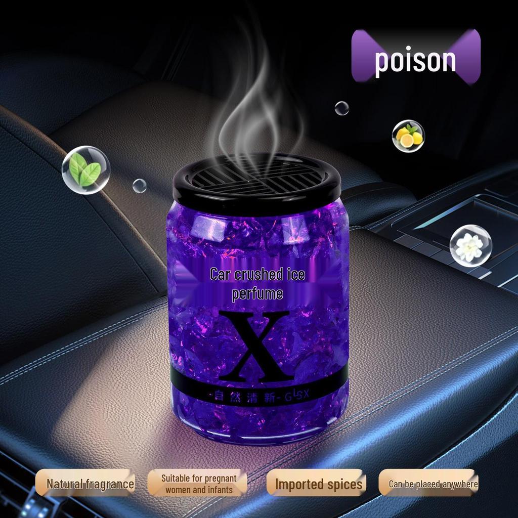 Car Interior Solid Aroma Diffuser: Crushed Ice Scent Air Freshener Deodorizer.