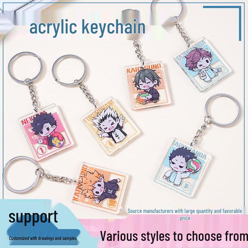 Customizable Double-Sided Acrylic Cartoon Character Anime Keychain Acrylic 05